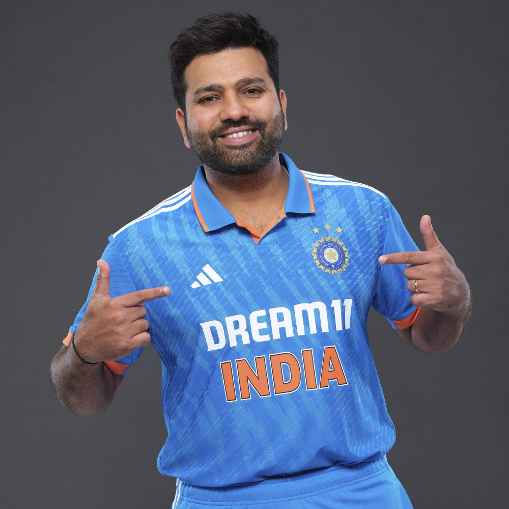 adidas INDIA CRICKET BRIGHT BLUE ODI JERSEY