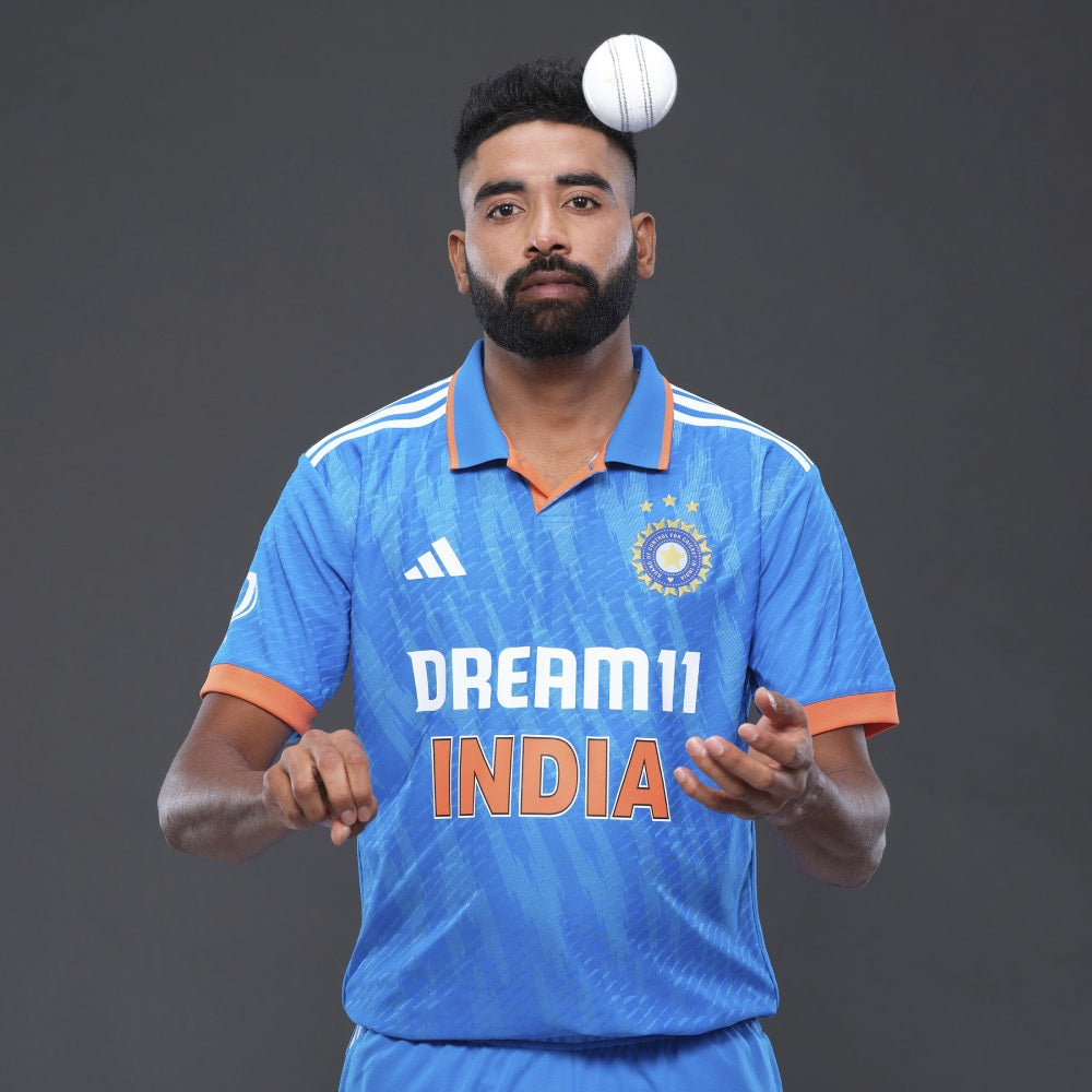 adidas INDIA CRICKET BRIGHT BLUE ODI JERSEY