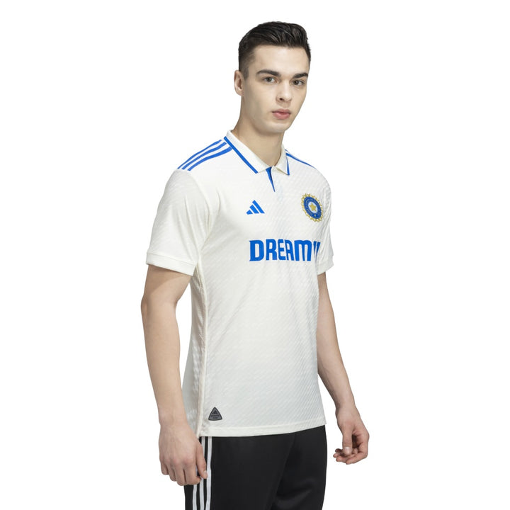 adidas INDIA CRICKET CREAM TEST JERSEY