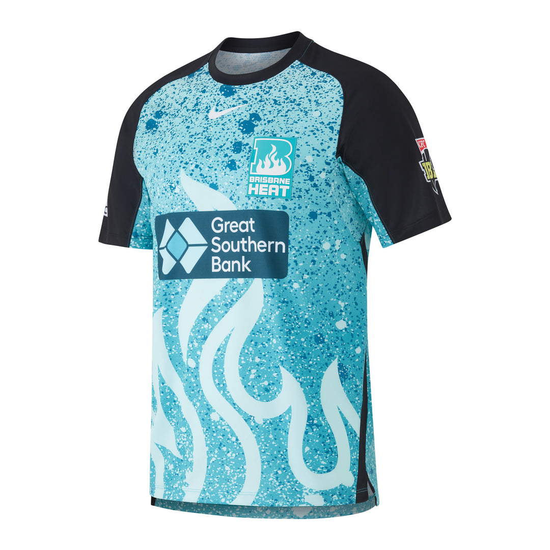 BBL13 BRISBANE HEAT REPLICA SHIRT SHORT SLEEVE