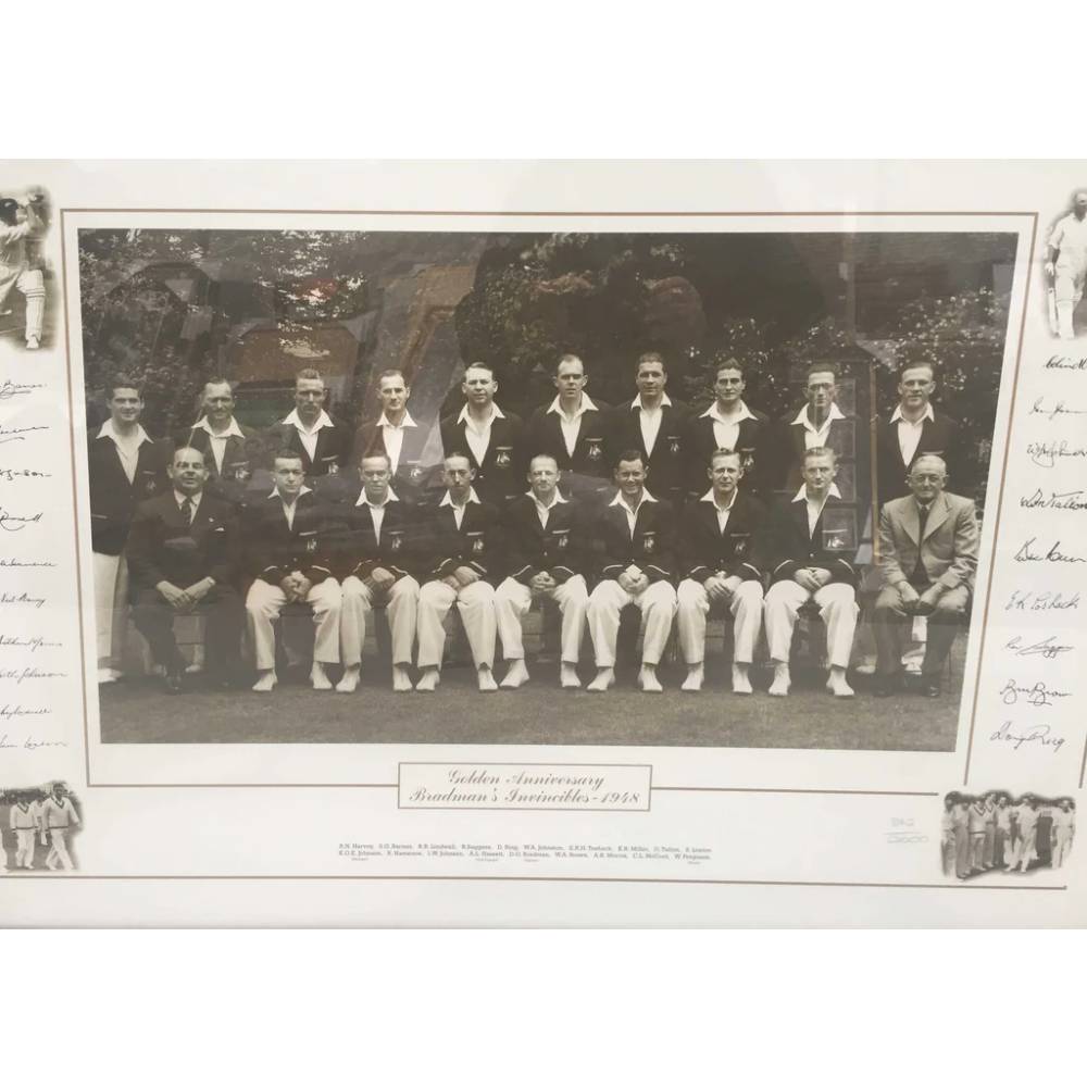 1948 INVINCIBLES GOLDEN ANNIVERSARY FRAMED