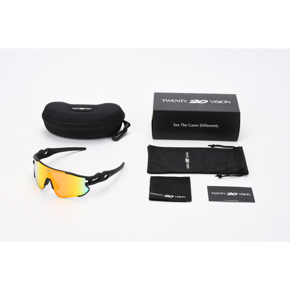 TWENTY20 VISION SUNGLASSES ALL-ROUNDER REFLECTIVE ORANGE LENS - ADULT