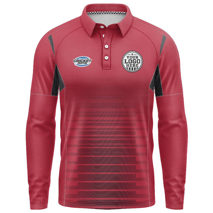 SILVER PERFORMANCE POLO LONG SLEEVE