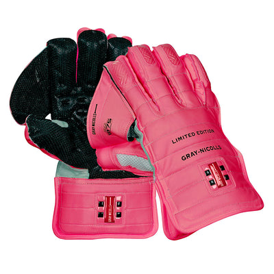 GRAY-NICOLLS LIMITED EDITION PINK WICKET KEEPING GLOVES