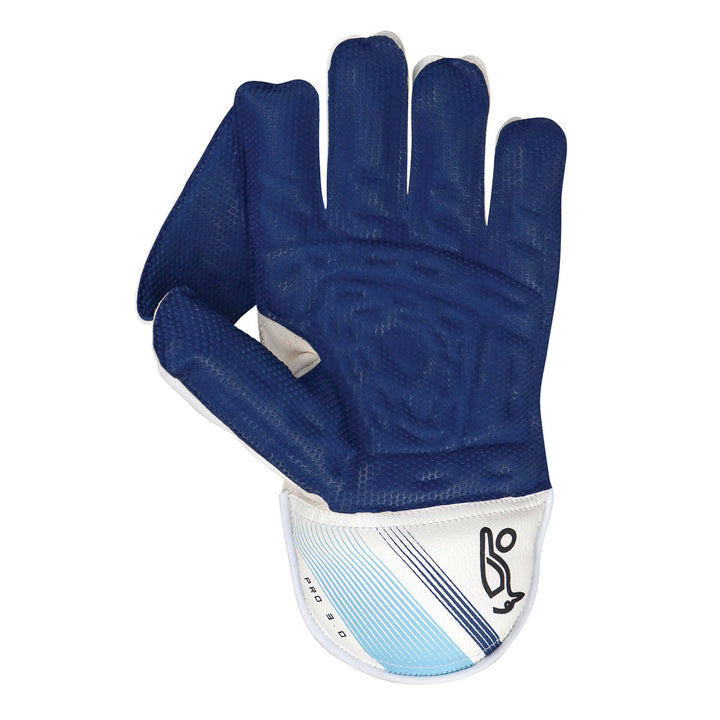 KOOKABURRA PRO 3.0 '23 KEEPING GLOVES WHITE/BLUE