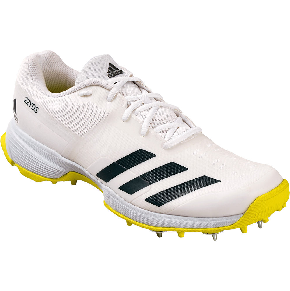 ADIDAS adiZERO 22YDS CRICKET SPIKE BLACK/YELLOW