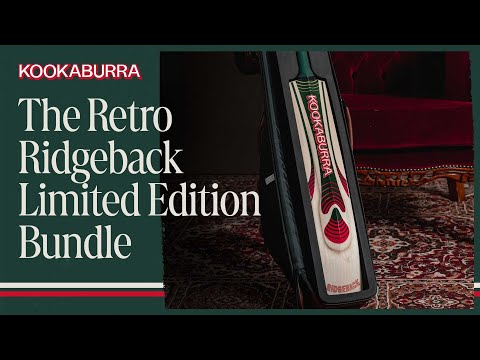 KOOKABURRA RETRO RIDGEBACK INTRIGUE LE CRICKET BAT BUNDLE